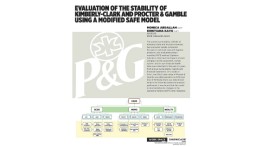 [STUDENT POSTER] EVALUATION OF THE STABILITY OF KIMBERLY-CLARK AND PROCTER & GAMBLE USING A MODIFIED SAFE MODEL
