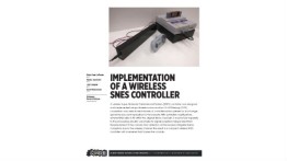 [STUDENT POSTER] IMPLEMENTATION OF A WIRELESS SNES CONTROLLER