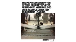 [STUDENT POSTER] THE MEMBRANE BEHAVIOR OF THIN CONCRETE PLATES REINFORCED WITH WELDED WIRE FABRIC SUBJECTED TO DYNAMIC LOADING 