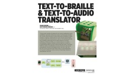 [STUDENT POSTER] TEXT-TO-BRAILLE & TEXT-TO-AUDIO TRANSLATOR
