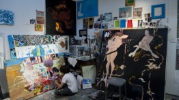 Art Student in Studio