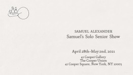 Senior Exhibition by Samuel Alexander