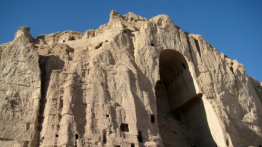 Buddha niche in Bamiyan Vallery, Afghanistan