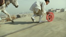 REEL-UNREEL, 2011, still from video by Francis Alÿs. Image courtesy David Zwirner, New York/London
