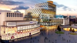 Library of Birmingham integrated with the REP theatre, Birmingham UK 