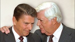 Ronald Reagan and Tip O'Neill (jacket cover detail)
