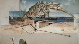 Lebbeus Woods, San Francisco Project: Inhabiting the Quake, Quake City, 1995. Collection SFMOMA