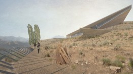 NADAAA, Bamiyan Cultural Centre, Afghanistan, 2015. Project. Rendering by NADAAA.