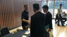 CE students at the career fair as part of the conference