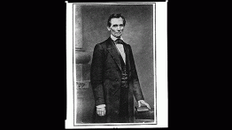 Abraham Lincoln in the hours before his speech at the Cooper Union.  Photo courtesy of the Library of Congress