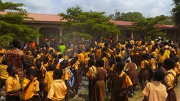 School children in Pokuase, Ghana