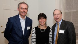 Ian Stocks, Carol Curro, and Board Chairman Richard Lincer

