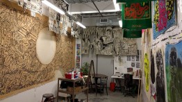 Iman Raad Studio view, New Haven, 2016