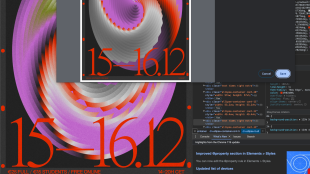 Developing graphic design browser tools