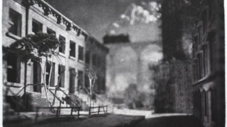 "Bridge over Brooklyn", Photogravure on Somerset white, 19 x 25" on 19 x 25"