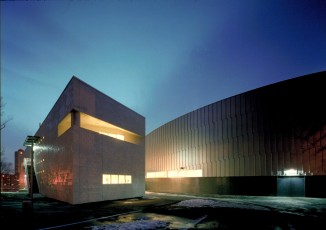 Classroom Volume and Gym, Night View