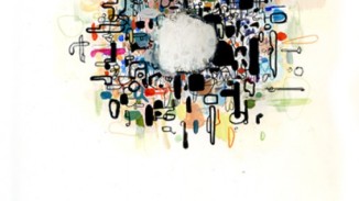 3-19-08, gouache on yupo (9″ x 12″), 2008