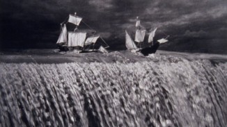 "Flat Earth", Photogravure on Somerset white, 29.75 x 22.5" on 29.75 x 22.5"