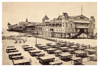 Iron Pier, Coney Island, N.Y. c1865 – 1919. The Miriam and Ira D. Wallach Division of Art, Prints and Photographs: Photography Collection, New York Public Library Digital Collections.
