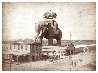 Elephantine Colossus, Coney Island, N.Y. c1885. Charles Dudley Arnold (Photographer). Joseph Ditta, Flickr.