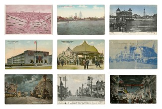 Postcards, Coney Island, N.Y. c1900 – 1920. Joseph Covino New York City Postcard Collection, The Irwin S. Chanin School of Architecture Archive of The Cooper Union.