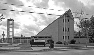 First Shiloh Baptist Church, 1954-55. Houston, TX. Courtesy of Gerald Moorhead, FAIA, photographer. 