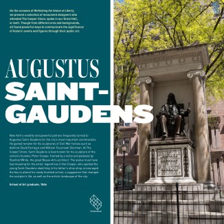 Saint-Gaudens Peter Cooper Statue