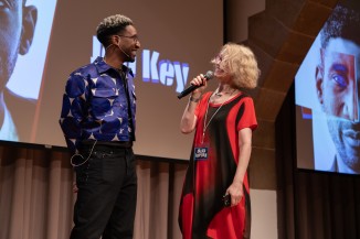 Ellen Lupton A'85 introduces fellow curator Jon Key for his presentation “Black, Queer, and Untold”