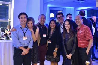 A group of friends at a party