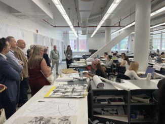 campus tour in the architecture studio