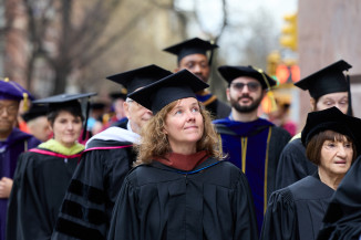 People in academic garb