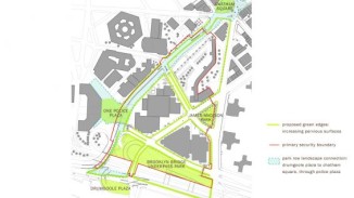 The concept of the Security Upgrade is to integrate an environmentally productive “green” line with a primary security boundary 