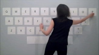 "Typing" Video still, running time 10 minutes