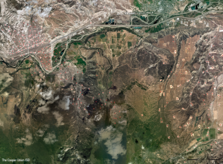 Well points along the Colorado River in Garfield County, Colorado.