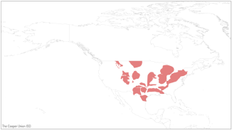 Location of gas shale geology in the United States.