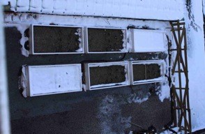 same view, same time, note snow in control gardens