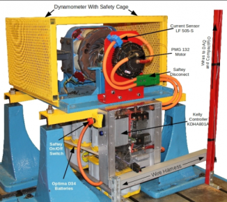 Completed Powertrain Laboratory Test Stand