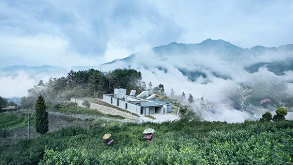DnA_Design and Architecture | Huiming Tea Space, Jingning She Autonomous County, China, 2020. Image credit: Wang Ziling