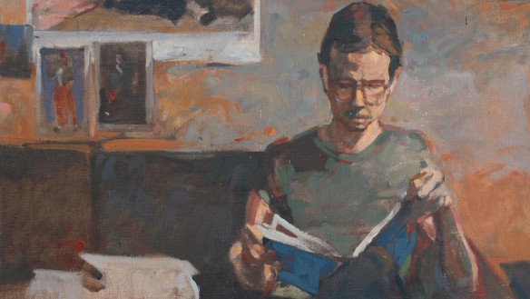 "Robert Reading", Oil on Linen. 1978.