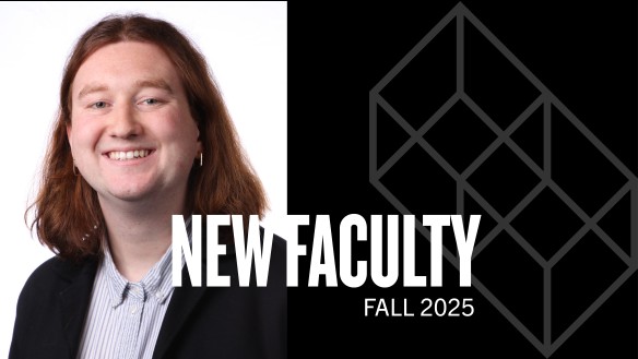 Image of Tommy with words new faculty