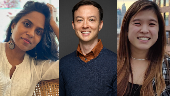 Image of 3 headshots collaged together