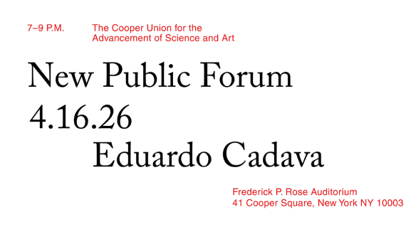 text of talk name in black with the place and date in red