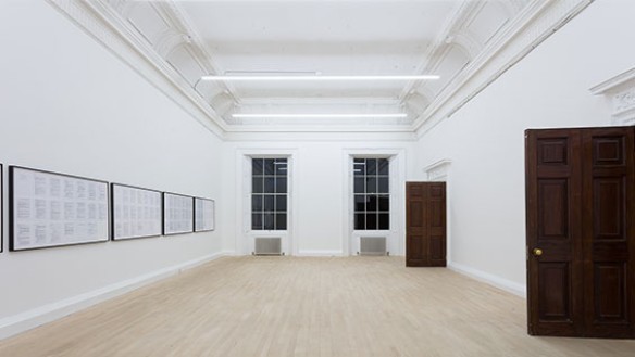 Cameron Rowland, 3 & 4 Will. IV c. 73, Institute of Contemporary Arts, London, 2020 Installation view, Courtesy of the Artist.