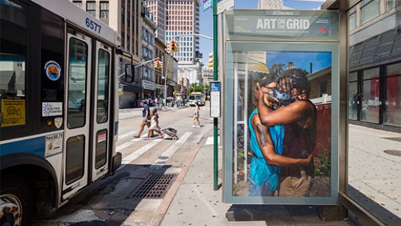 D’Angelo Lovell Williams, "Undetectable," 2020. Fulton St and Jay St, Brooklyn. Courtesy the artist and Higher Pictures Generation/Janice Guy. Photo: Nicholas Knight, Courtesy of Public Art Fund, NY. 