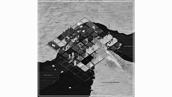 Design Earth: “Strait of Hormuz Grand Chessboard,” After Oil, 2016. 