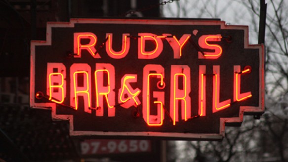 Rudy's Bar & Grill, NYC. Photo by Thomas Rinaldi
