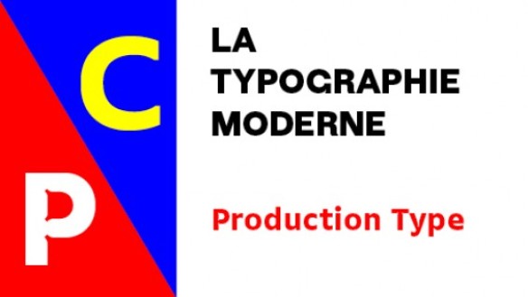 La Typographie Moderne poster