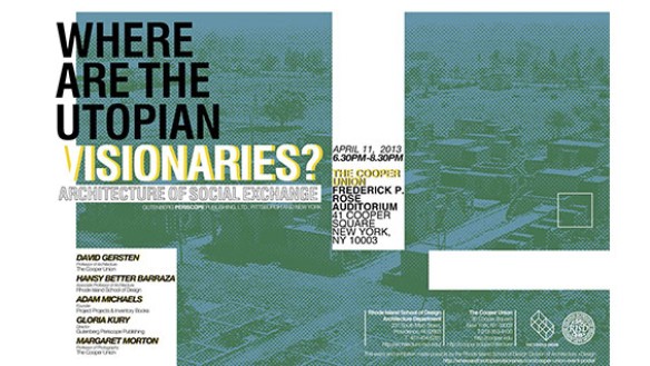 Where Are the Utopian Visionaries panel poster