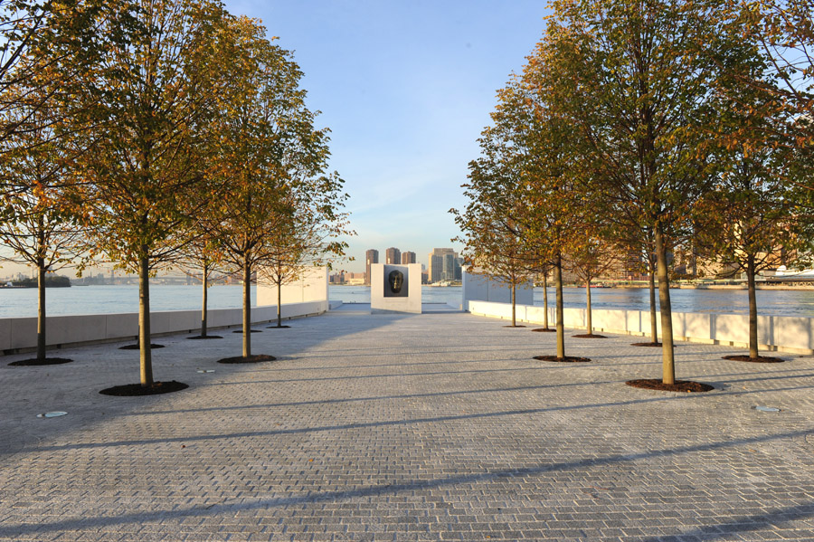 View of Four Freedoms Park on Roosevelt Island