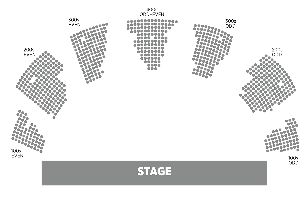Richardson Auditorium Seating Chart